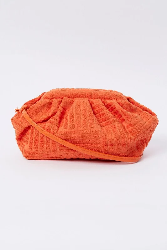 Women's Lingerie for Romantic EveningsOrange Toweling Detail Crossbody Bag