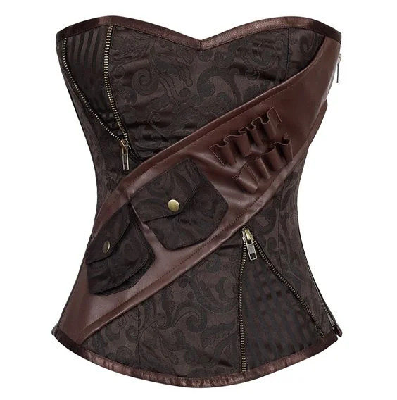 Vintage - style women's bustiers with lace and bowsHaynes Custom Made Corset