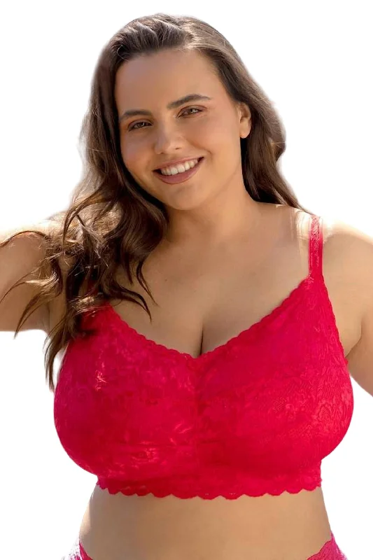 Designer Lingerie Sets for WomenDesigner Lingerie Sets for WomenNever Say Never Ultra Curvy Sweetie Bralette In Mystic Red