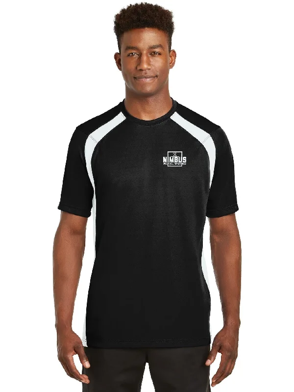 Women's camouflage t shirt Sport-Tek Dry Zone Colorblock Crew