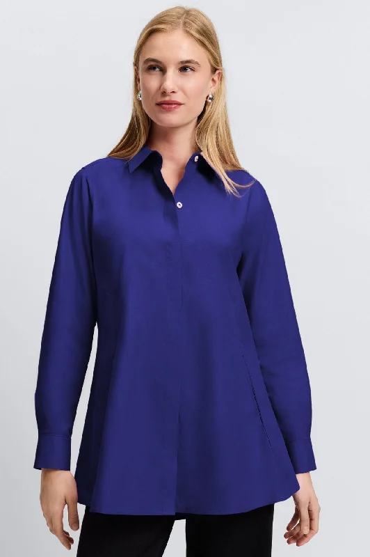 Women's festival - wear long sleeve bohemian shirt Tall men's long sleeve extra - long shirtsCici No Iron Pinpoint Long Sleeve Tunic