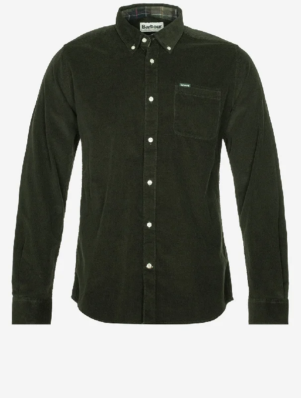 Men's Stretch - Fabric Casual Shirts in Navy Blue for a Comfortable and Flexible FitRamsey Tailored Corduroy Shirt Forest Men's Stretch - Fabric Casual Shirts in Navy Blue for a Comfortable and Flexible FitRamsey Tailored Corduroy Shirt Forest