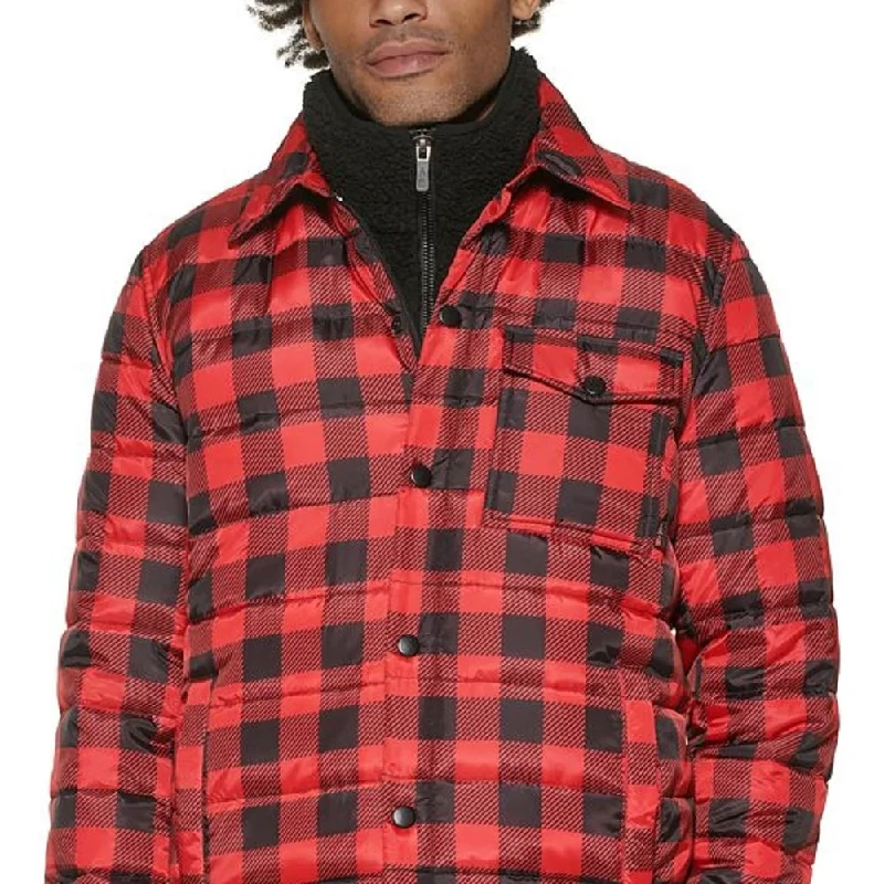 Men's Tailored Fit Checkered Casual Shirts in Multicolor for a Smart - Casual EnsembleBass Outdoor Men's Plaid Puffer Shirt Jacket Red Men's Tailored Fit Checkered Casual Shirts in Multicolor for a Smart - Casual EnsembleBass Outdoor Men's Plaid Puffer Shirt Jacket Red