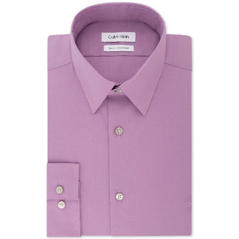 Men's Embroidered Detail Casual Shirts in Beige for a Touch of EleganceCalvin Klein Men's Slim-Fit Flex Collar Dress Shirt Purple 17.5x32-33 Men's Embroidered Detail Casual Shirts in Beige for a Touch of EleganceCalvin Klein Men's Slim-Fit Flex Collar Dress Shirt Purple 17.5x32-33