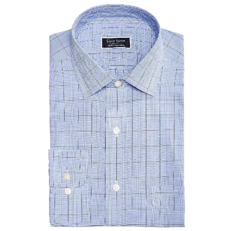 Men's Retro - Style Hawaiian Print Casual Shirts in Bold Patterns for a Tropical VacationClub Room Men's Classic Regular Fit Dress Shirt Blue 17.5X34X35 Men's Retro - Style Hawaiian Print Casual Shirts in Bold Patterns for a Tropical VacationClub Room Men's Classic Regular Fit Dress Shirt Blue 17.5X34X35