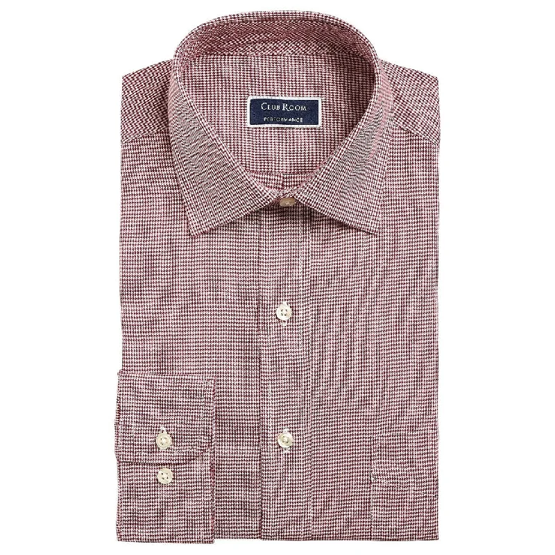 Plus Size Men's Plaid Flannel Casual Shirts in Earth Tones for a Cozy Fall OutfitClub Room Men's Dress Shirt Twill Regular-Fit Performance Red 16X34-35 Plus Size Men's Plaid Flannel Casual Shirts in Earth Tones for a Cozy Fall OutfitClub Room Men's Dress Shirt Twill Regular-Fit Performance Red 16X34-35