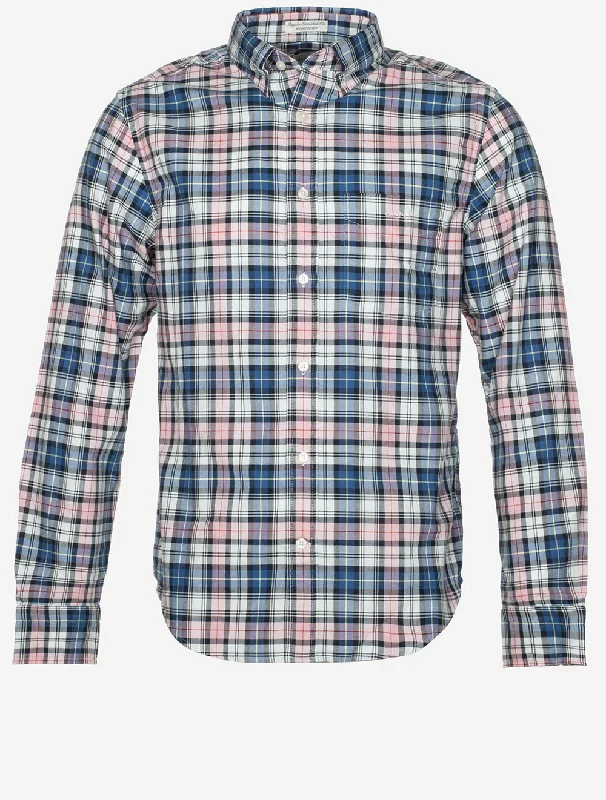 Men's Tailored Fit Checkered Casual Shirts in Multicolor for a Smart - Casual EnsembleRegular Archive Oxford Check Shirt Dusty Pink Men's Tailored Fit Checkered Casual Shirts in Multicolor for a Smart - Casual EnsembleRegular Archive Oxford Check Shirt Dusty Pink