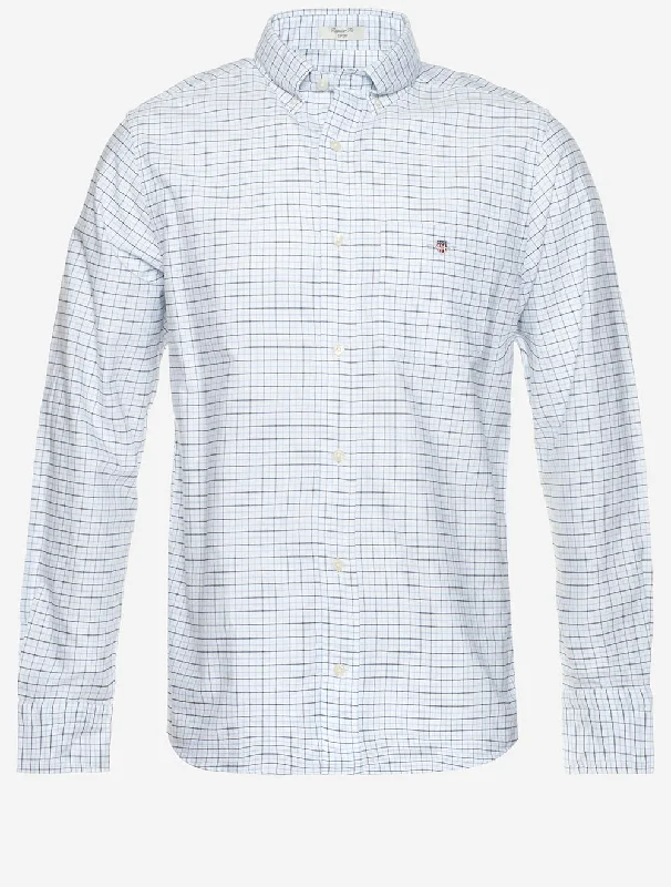 Men's Two - Tone Contrast Panel Casual Shirts in White and Navy for a Stylish and Eye - Catching DesignClassic Relaxed oxford Tattersall Shirt Light Blue Men's Two - Tone Contrast Panel Casual Shirts in White and Navy for a Stylish and Eye - Catching DesignClassic Relaxed oxford Tattersall Shirt Light Blue