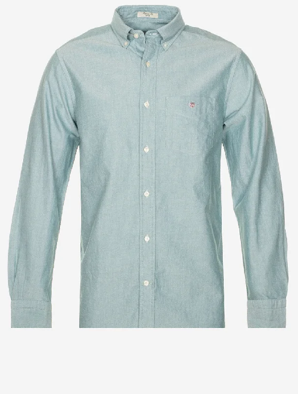 Plus Size Men's Striped Chambray Casual Shirts with a Spread Collar for a Preppy AppearanceRegular Classic Oxford Shirt Deep Forest Green Plus Size Men's Striped Chambray Casual Shirts with a Spread Collar for a Preppy AppearanceRegular Classic Oxford Shirt Deep Forest Green