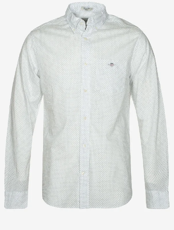 Men's Slim - Fit Printed Floral Casual Shirts in Pastel Colors for a Spring - Inspired VibeRegular Micro Print Shirt Eggshell Men's Slim - Fit Printed Floral Casual Shirts in Pastel Colors for a Spring - Inspired VibeRegular Micro Print Shirt Eggshell