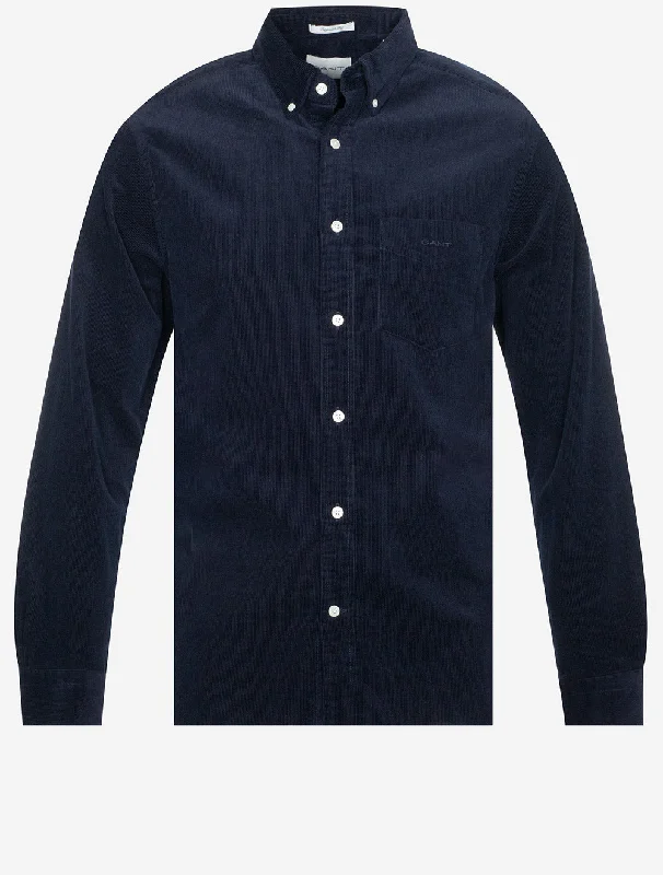 Men's Long - Line Oversized Casual Shirts in Dark Gray for a Relaxed and Modern LookRegular Corduroy Shirt Evening Blue Men's Long - Line Oversized Casual Shirts in Dark Gray for a Relaxed and Modern LookRegular Corduroy Shirt Evening Blue