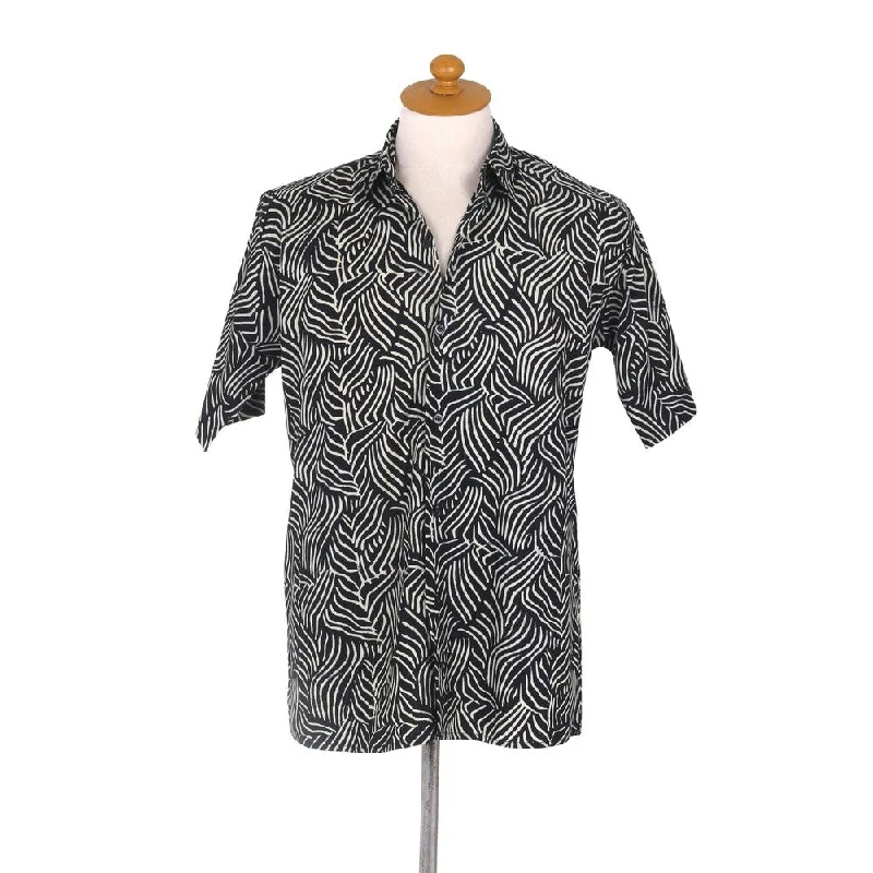 Men's Tailored Fit Checkered Casual Shirts in Multicolor for a Smart - Casual EnsembleHandmade Bedeg Mens Cotton Batik Shirt (Indonesia) Men's Tailored Fit Checkered Casual Shirts in Multicolor for a Smart - Casual EnsembleHandmade Bedeg Mens Cotton Batik Shirt (Indonesia)