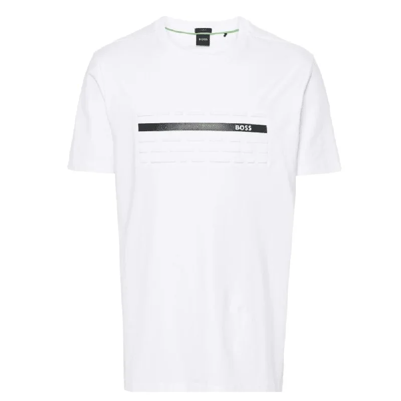 Plus Size Men's Striped Chambray Casual Shirts with a Spread Collar for a Preppy AppearanceHugo Boss Men Tee 4 Raised Graphic Short Sleeve Crew Neck White Plus Size Men's Striped Chambray Casual Shirts with a Spread Collar for a Preppy AppearanceHugo Boss Men Tee 4 Raised Graphic Short Sleeve Crew Neck White