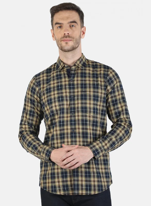 Men's Tailored Fit Checkered Casual Shirts in Multicolor for a Smart - Casual EnsembleMen Brown Check Shirt Men's Tailored Fit Checkered Casual Shirts in Multicolor for a Smart - Casual EnsembleMen Brown Check Shirt