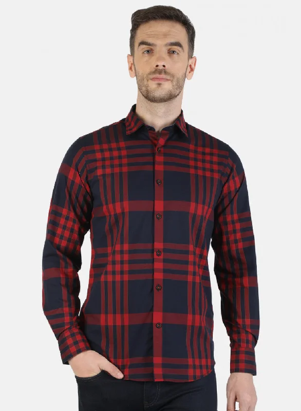 Men's Long - Line Oversized Casual Shirts in Dark Gray for a Relaxed and Modern LookMen Maroon Check Shirt Men's Long - Line Oversized Casual Shirts in Dark Gray for a Relaxed and Modern LookMen Maroon Check Shirt