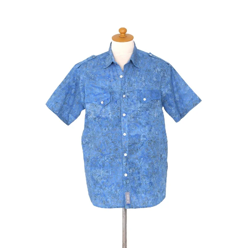 Men's Two - Tone Contrast Panel Casual Shirts in White and Navy for a Stylish and Eye - Catching DesignNovica Blue Bali Expedition Men'S Cotton Shirt Men's Two - Tone Contrast Panel Casual Shirts in White and Navy for a Stylish and Eye - Catching DesignNovica Blue Bali Expedition Men'S Cotton Shirt