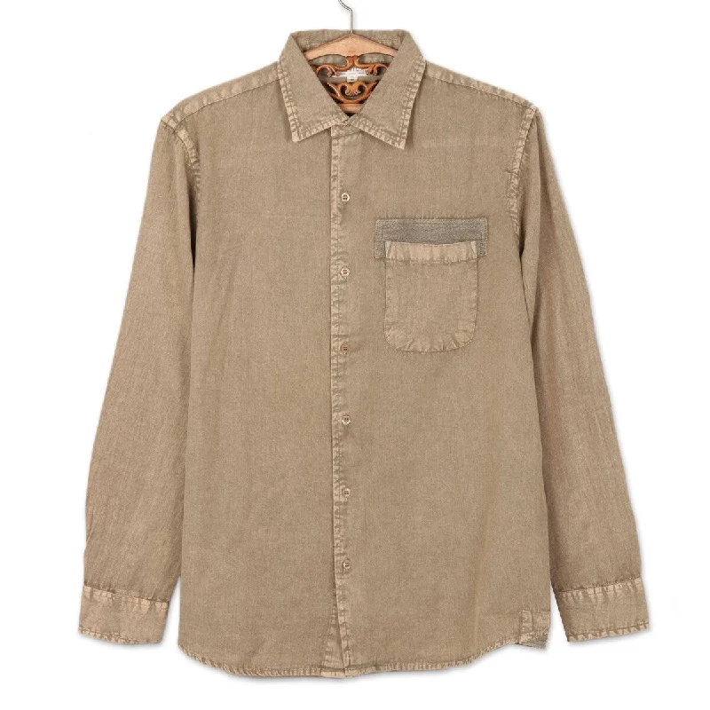 Men's Retro - Style Hawaiian Print Casual Shirts in Bold Patterns for a Tropical VacationNovica Casual Flair In Olive Men'S Cotton Shirt Men's Retro - Style Hawaiian Print Casual Shirts in Bold Patterns for a Tropical VacationNovica Casual Flair In Olive Men'S Cotton Shirt