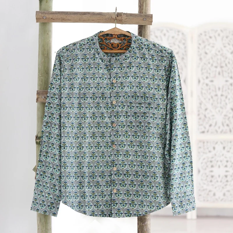 Men's Button - Down Oxford Casual Shirts in Crisp White for a Classic and Versatile StyleNovica Handmade Floral Festivities Mens Cotton Shirt Men's Button - Down Oxford Casual Shirts in Crisp White for a Classic and Versatile StyleNovica Handmade Floral Festivities Mens Cotton Shirt