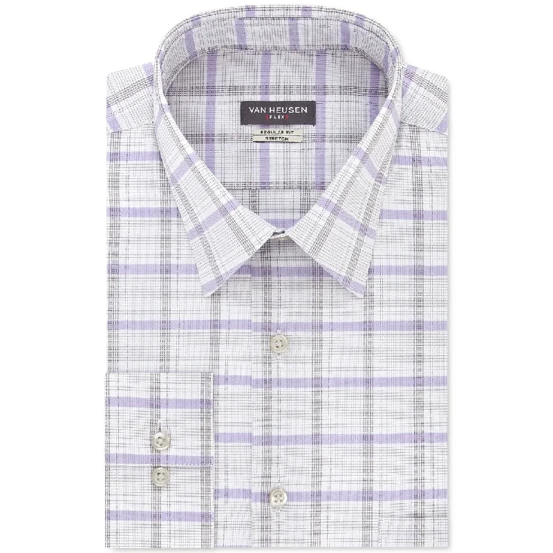 Men's Stretch - Fabric Casual Shirts in Navy Blue for a Comfortable and Flexible FitVan Heusen Men's Stretch Flex Check Dress Shirt Gray 16-32-33 Men's Stretch - Fabric Casual Shirts in Navy Blue for a Comfortable and Flexible FitVan Heusen Men's Stretch Flex Check Dress Shirt Gray 16-32-33