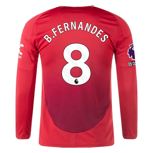 Men's Limited - Edition Cricket Jerseys Commemorating Historic Matches for Die - Hard Cricket Loversadidas Manchester United Bruno Fernandes Long Sleeve Home Jersey w/ EPL + No Room For Racism Patches24/25 (Red) Men's Limited - Edition Cricket Jerseys Commemorating Historic Matches for Die - Hard Cricket Loversadidas Manchester United Bruno Fernandes Long Sleeve Home Jersey w/ EPL + No Room For Racism Patches24/25 (Red)