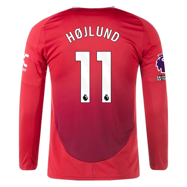 Men's Custom - Embroidered Volleyball Jerseys for Team Uniforms or Personalized Gearadidas Manchester United Rasmus Hojlund Long Sleeve Home Jersey w/ EPL + No Room For Racism Patches24/25 (Red) Men's Custom - Embroidered Volleyball Jerseys for Team Uniforms or Personalized Gearadidas Manchester United Rasmus Hojlund Long Sleeve Home Jersey w/ EPL + No Room For Racism Patches24/25 (Red)