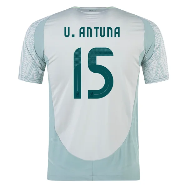 Men's Basketball Jerseys with Signature Player Logos for a Fan - Favorite Lookadidas Mexico Uriel Antuna Away Jersey 24/25 (Linen Green) Men's Basketball Jerseys with Signature Player Logos for a Fan - Favorite Lookadidas Mexico Uriel Antuna Away Jersey 24/25 (Linen Green)