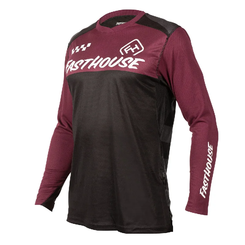 Men's Moisture - Wicking Lacrosse Jerseys with Mesh Panels for Optimal Performance on the FieldAlloy Block LS Jersey - Maroon/Black Men's Moisture - Wicking Lacrosse Jerseys with Mesh Panels for Optimal Performance on the FieldAlloy Block LS Jersey - Maroon/Black