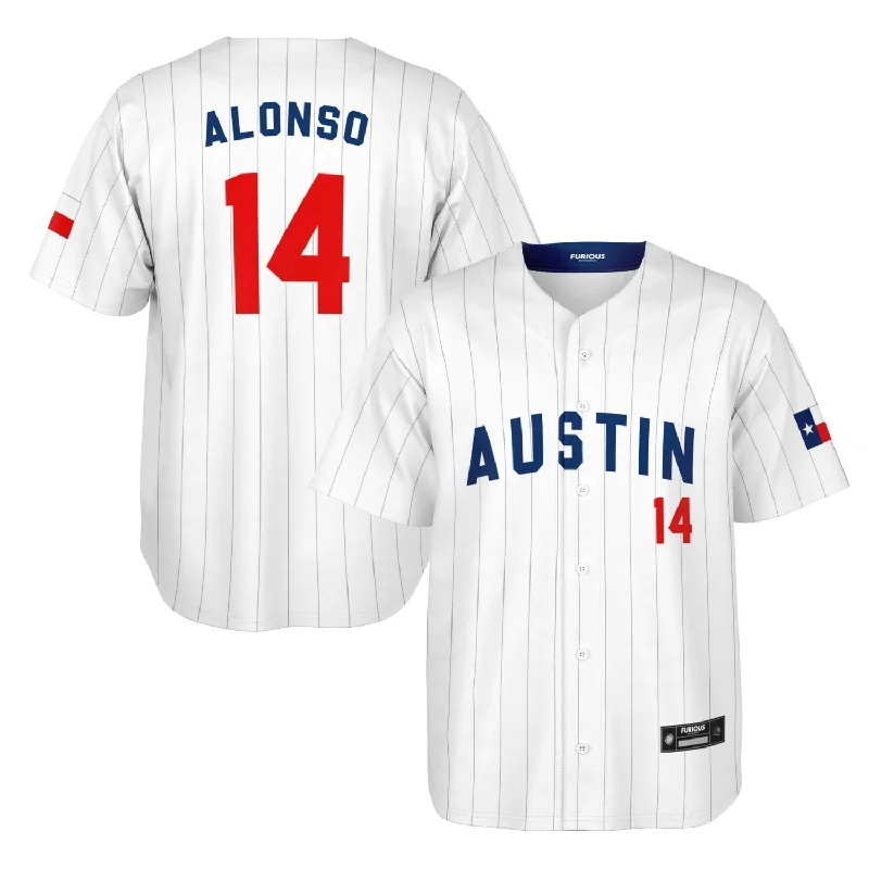 Men's Basketball Jerseys with Signature Player Logos for a Fan - Favorite LookAlonso - Lone Star Jersey Men's Basketball Jerseys with Signature Player Logos for a Fan - Favorite LookAlonso - Lone Star Jersey