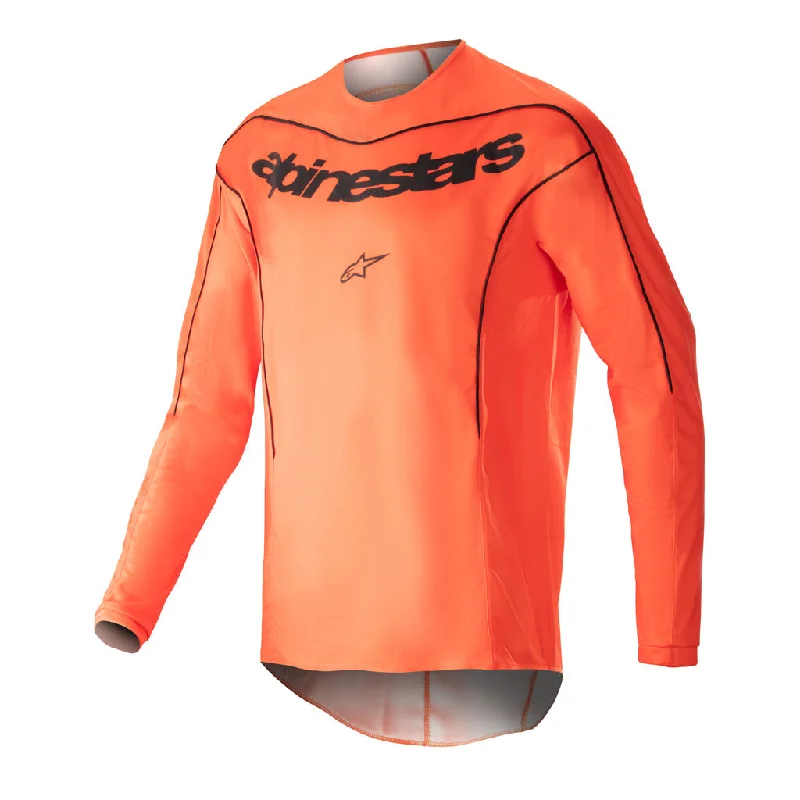 Men's Authentic Soccer Jerseys of National Teams for International Football EventsAlpinestars - 2023 Fluid Lurv Orange/Black Jersey Men's Authentic Soccer Jerseys of National Teams for International Football EventsAlpinestars - 2023 Fluid Lurv Orange/Black Jersey