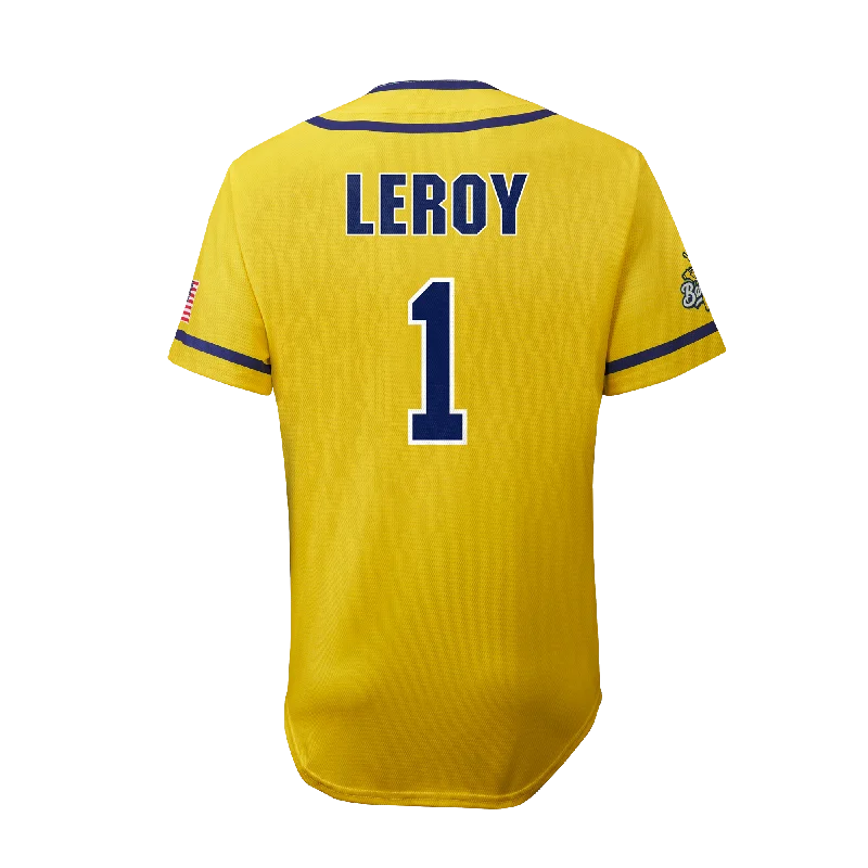 Men's Basketball Jerseys with Signature Player Logos for a Fan - Favorite LookBananas Bill LeRoy #1 EvoShield Jersey - Yellow Men's Basketball Jerseys with Signature Player Logos for a Fan - Favorite LookBananas Bill LeRoy #1 EvoShield Jersey - Yellow