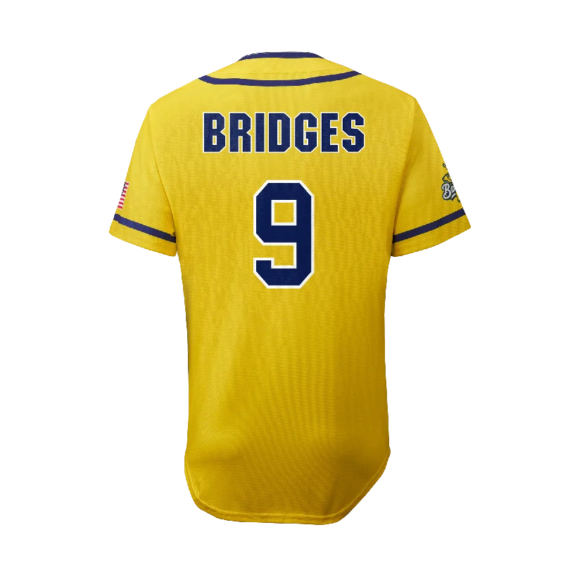 Men's Custom - Embroidered Volleyball Jerseys for Team Uniforms or Personalized GearBananas Noah Bridges #9 EvoShield Jersey - Yellow Men's Custom - Embroidered Volleyball Jerseys for Team Uniforms or Personalized GearBananas Noah Bridges #9 EvoShield Jersey - Yellow