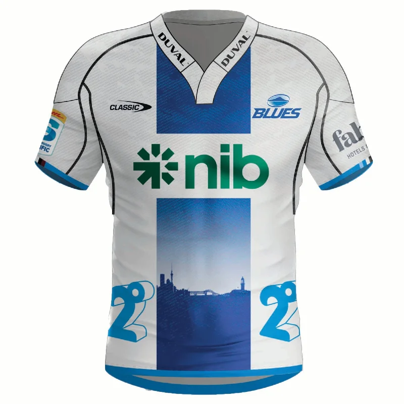 Men's Authentic Soccer Jerseys of National Teams for International Football EventsBlues Super Rugby Away Jersey 24