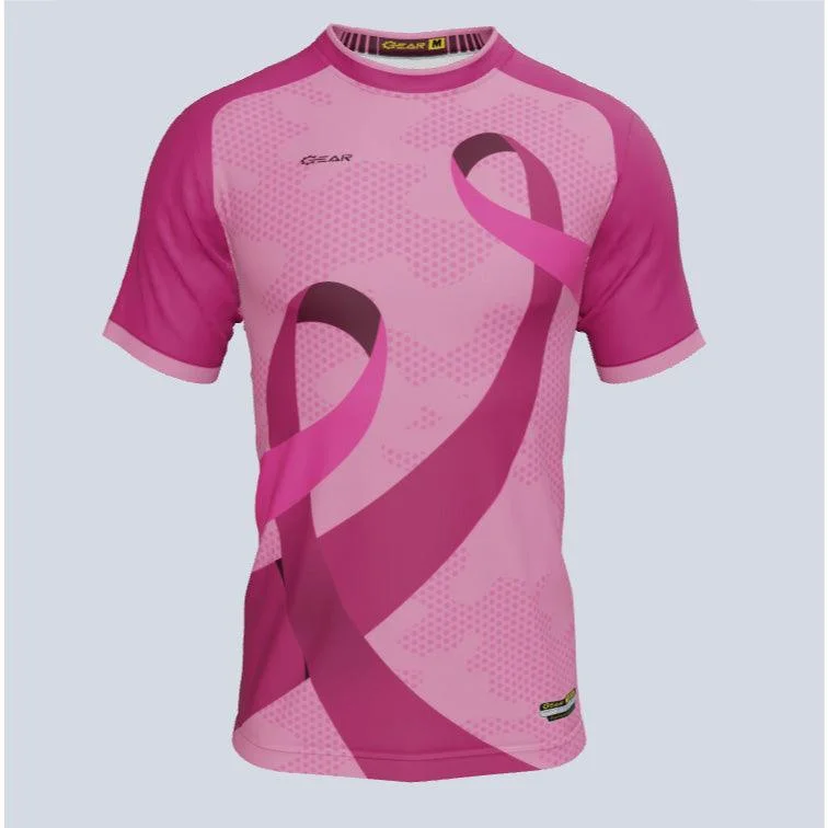Men's Basketball Jerseys with Signature Player Logos for a Fan - Favorite LookCancer Awareness Double Ribbon Custom Jersey