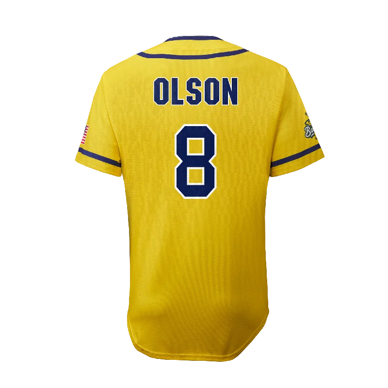 Men's Basketball Jerseys in Sleeveless Design for Enhanced Mobility on the CourtBananas Jackson Olson EvoShield Jersey - Yellow Men's Basketball Jerseys in Sleeveless Design for Enhanced Mobility on the CourtBananas Jackson Olson EvoShield Jersey - Yellow