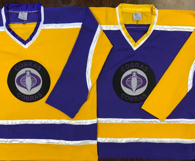 Men's Limited - Edition Cricket Jerseys Commemorating Historic Matches for Die - Hard Cricket LoversCustom Hockey Jerseys with the Cobras Embroidered Twill Logo Men's Limited - Edition Cricket Jerseys Commemorating Historic Matches for Die - Hard Cricket LoversCustom Hockey Jerseys with the Cobras Embroidered Twill Logo