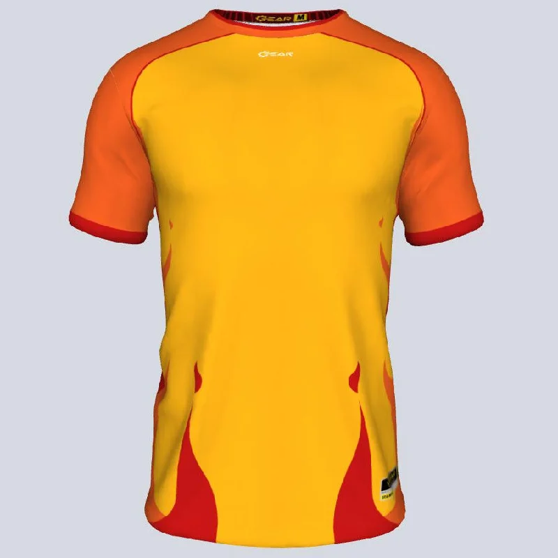 Men's Replica Hockey Jerseys of Star Players for Devoted Ice Hockey SupportersFire Custom Jersey