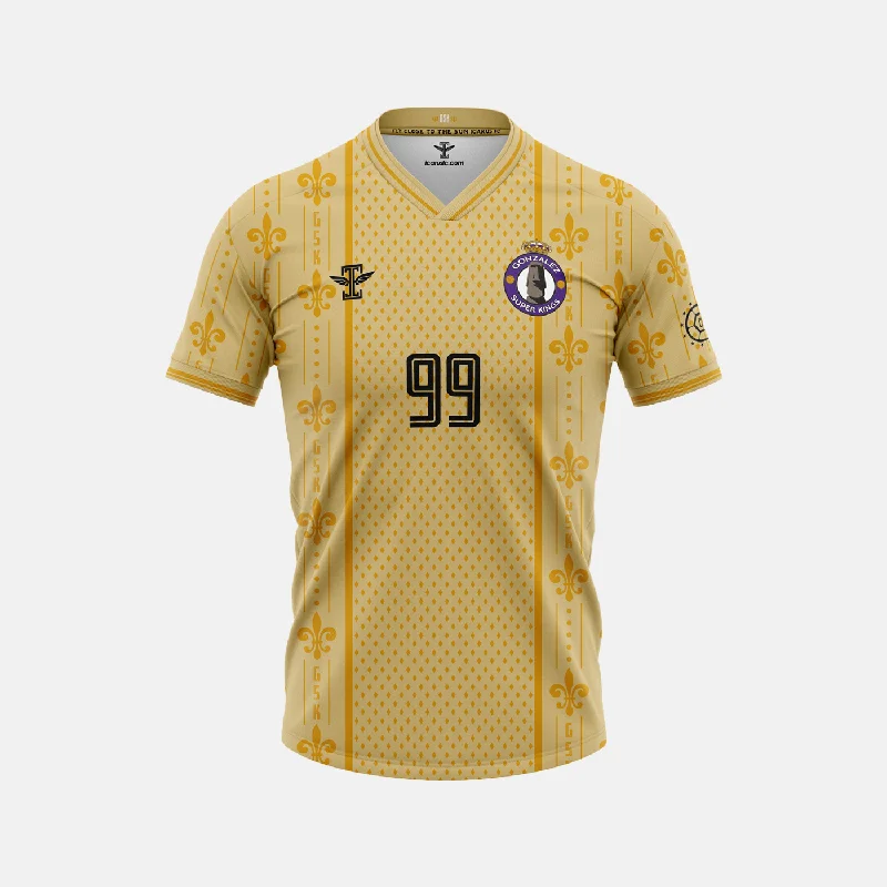 Men's Moisture - Wicking Lacrosse Jerseys with Mesh Panels for Optimal Performance on the FieldGonzalez Super Kings Goalkeeper Jersey Men's Moisture - Wicking Lacrosse Jerseys with Mesh Panels for Optimal Performance on the FieldGonzalez Super Kings Goalkeeper Jersey