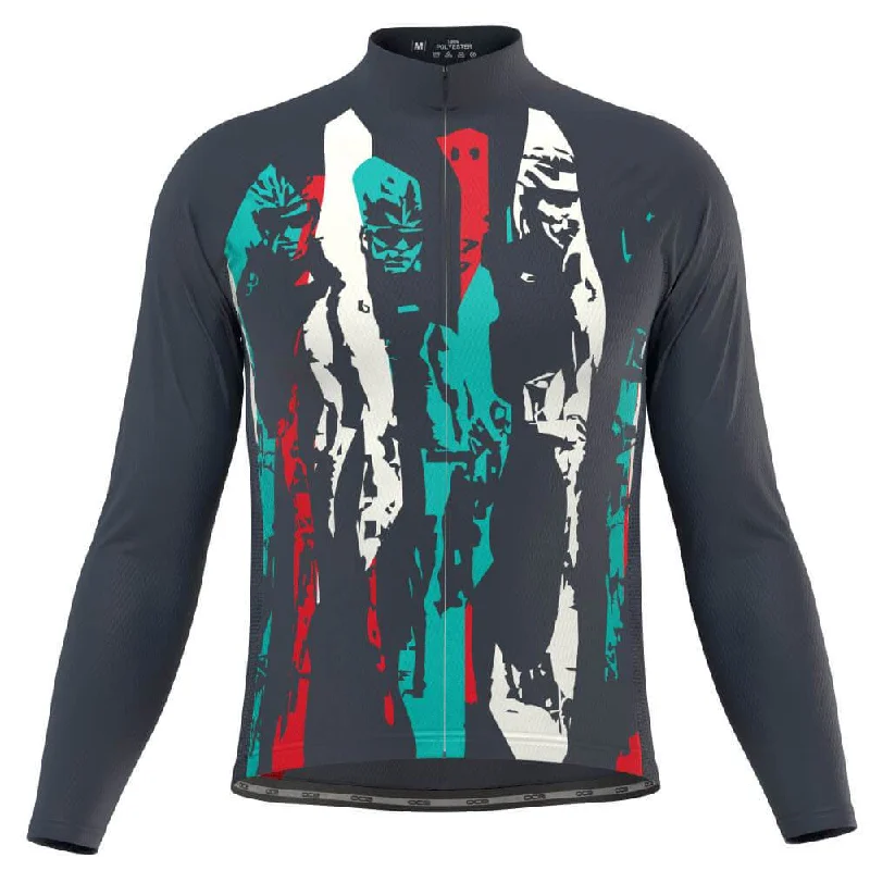 Men's Sustainable Organic Cotton Rugby Jerseys for Eco - Conscious Sports EnthusiastsMen's Velo Abstract Long Sleeve Cycling Jersey Men's Sustainable Organic Cotton Rugby Jerseys for Eco - Conscious Sports EnthusiastsMen's Velo Abstract Long Sleeve Cycling Jersey