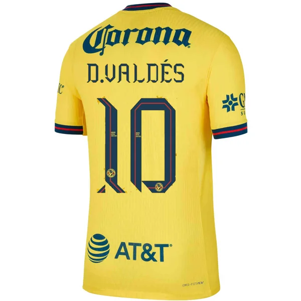 Men's Throwback Rugby Jerseys of Historic Matches and Teams for Rugby History BuffsNike Club America Authentic Diego Valdes Home Jersey 24/25 (Tour Yellow/Valerian Blue) Men's Throwback Rugby Jerseys of Historic Matches and Teams for Rugby History BuffsNike Club America Authentic Diego Valdes Home Jersey 24/25 (Tour Yellow/Valerian Blue)