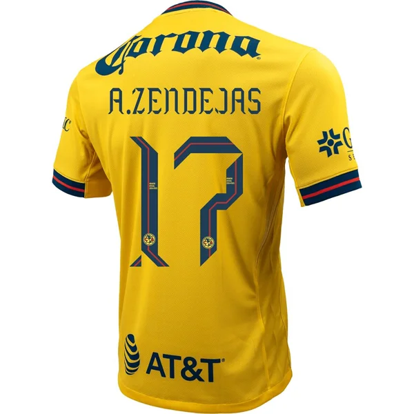 Men's Replica Hockey Jerseys of Star Players for Devoted Ice Hockey SupportersNike Club America Alejandro Zendejas Home Jersey 24/25 (Tour Yellow/Valerian Blue) Men's Replica Hockey Jerseys of Star Players for Devoted Ice Hockey SupportersNike Club America Alejandro Zendejas Home Jersey 24/25 (Tour Yellow/Valerian Blue)