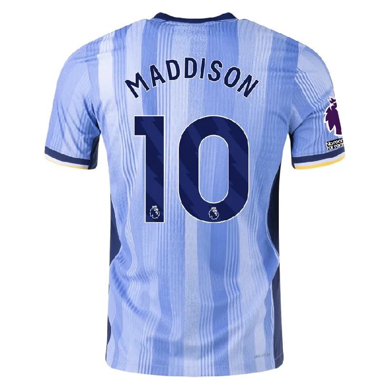 Men's Sustainable Organic Cotton Rugby Jerseys for Eco - Conscious Sports EnthusiastsNike Tottenham James Maddison Authentic Away Jersey w/ EPL + No Room For Racism Patches 24/25 (Cobalt Bliss/Binary Blue) Men's Sustainable Organic Cotton Rugby Jerseys for Eco - Conscious Sports EnthusiastsNike Tottenham James Maddison Authentic Away Jersey w/ EPL + No Room For Racism Patches 24/25 (Cobalt Bliss/Binary Blue)