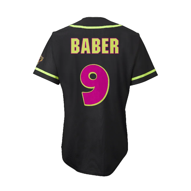 Men's Vintage American Football Jerseys of Legendary Teams for Collectors and FansParty Animals Dustin Baber #9 EvoShield Jersey - Black Men's Vintage American Football Jerseys of Legendary Teams for Collectors and FansParty Animals Dustin Baber #9 EvoShield Jersey - Black
