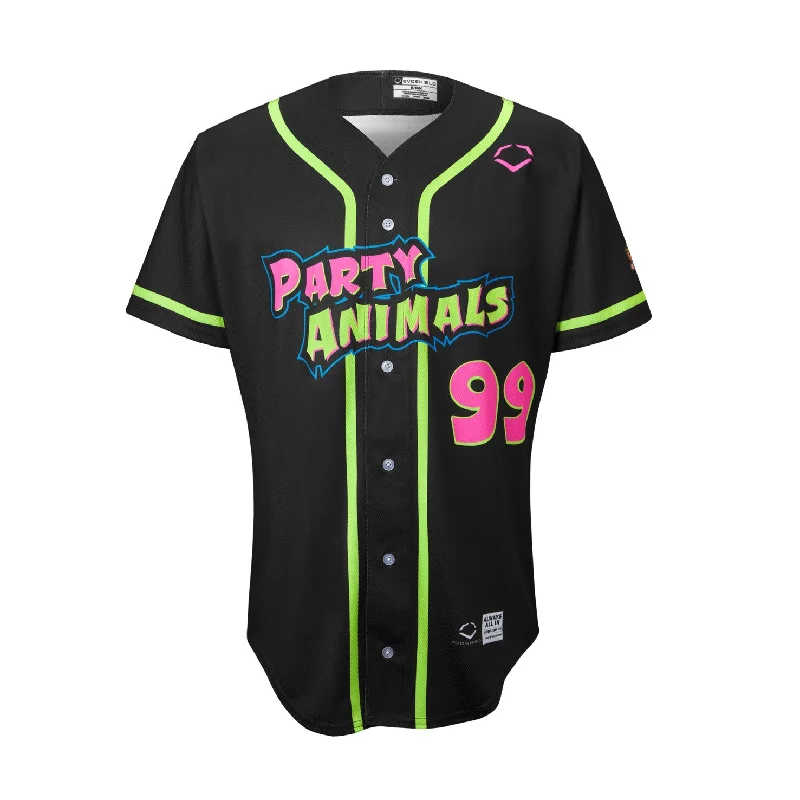 Men's Limited - Edition Cricket Jerseys Commemorating Historic Matches for Die - Hard Cricket LoversParty Animals EvoShield Short Sleeve Jersey - Black Men's Limited - Edition Cricket Jerseys Commemorating Historic Matches for Die - Hard Cricket LoversParty Animals EvoShield Short Sleeve Jersey - Black