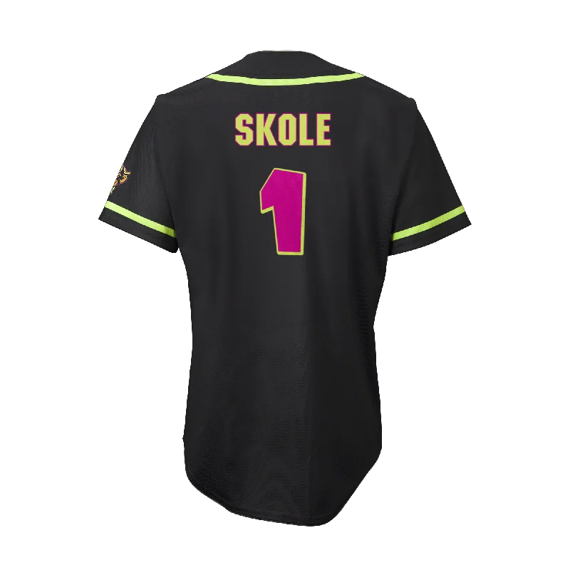 Men's Replica Hockey Jerseys of Star Players for Devoted Ice Hockey SupportersParty Animals Jake Skole #1 EvoShield Jersey - Black Men's Replica Hockey Jerseys of Star Players for Devoted Ice Hockey SupportersParty Animals Jake Skole #1 EvoShield Jersey - Black