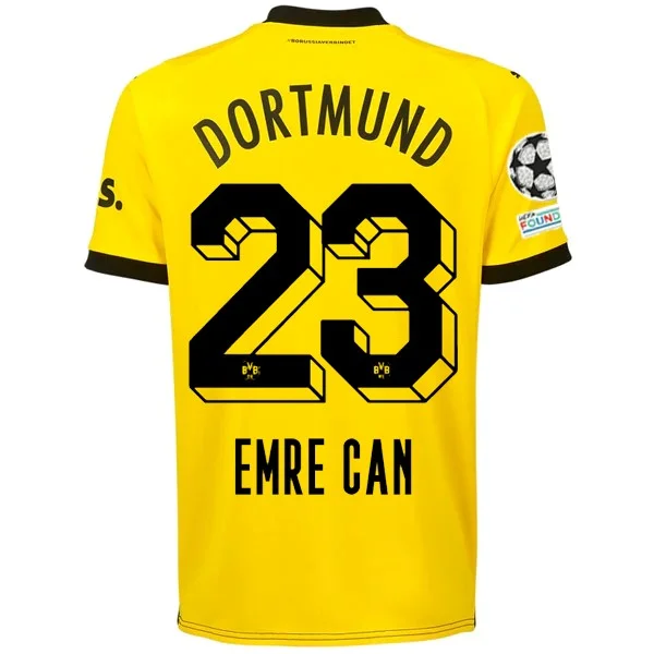 Men's Throwback Tennis Jerseys Inspired by Iconic Matches and PlayersPuma Borussia Dortmund Emre Can Home Jersey w/ Champions League Patches 23/24 (Cyber Yellow/Puma Black)