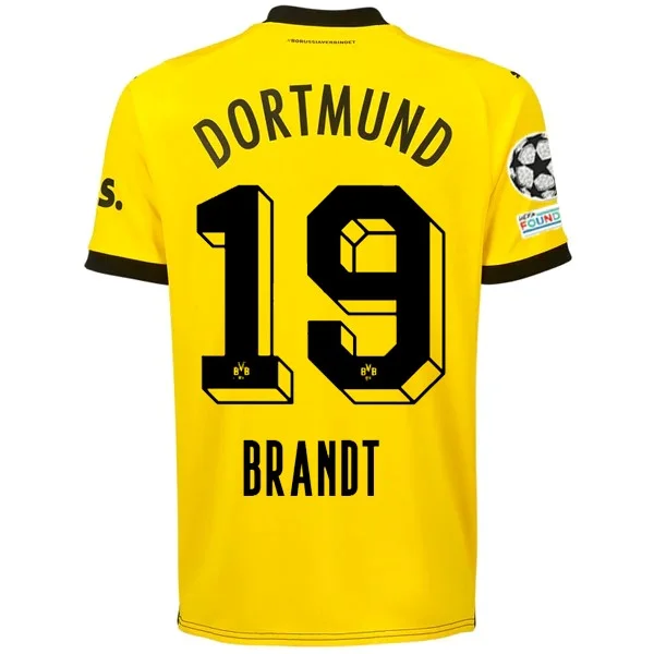 Men's Moisture - Wicking Lacrosse Jerseys with Mesh Panels for Optimal Performance on the FieldPuma Borussia Dortmund Julian Brandt Home Jersey w/ Champions League Patches 23/24 (Cyber Yellow/Puma Black) Men's Moisture - Wicking Lacrosse Jerseys with Mesh Panels for Optimal Performance on the FieldPuma Borussia Dortmund Julian Brandt Home Jersey w/ Champions League Patches 23/24 (Cyber Yellow/Puma Black)