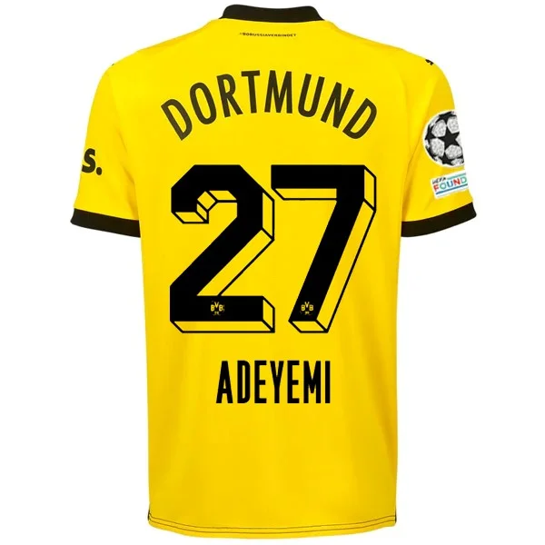 Men's NBA Authentic Team Jerseys in Official Team Colors for True Basketball FansPuma Borussia Dortmund Karim Adeyemi Home Jersey w/ Champions League Patches 23/24 (Cyber Yellow/Puma Black) Men's NBA Authentic Team Jerseys in Official Team Colors for True Basketball FansPuma Borussia Dortmund Karim Adeyemi Home Jersey w/ Champions League Patches 23/24 (Cyber Yellow/Puma Black)