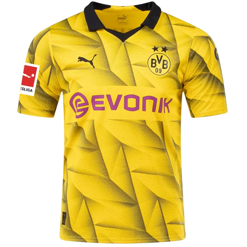 Men's Replica Hockey Jerseys of Star Players for Devoted Ice Hockey SupportersPuma Mens Borussia Dortmund Third Jersey w/ Bundesliga Patch 23/24 (Cyber Yellow/Puma Black) Men's Replica Hockey Jerseys of Star Players for Devoted Ice Hockey SupportersPuma Mens Borussia Dortmund Third Jersey w/ Bundesliga Patch 23/24 (Cyber Yellow/Puma Black)