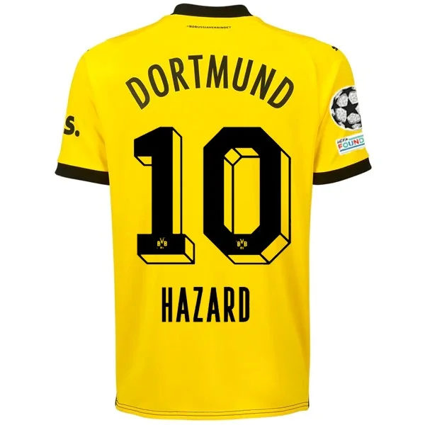 Men's Moisture - Wicking Lacrosse Jerseys with Mesh Panels for Optimal Performance on the FieldPuma Borussia Dortmund Thorgan Hazard Home Jersey w/ Champions League Patches 23/24 (Cyber Yellow/Puma Black) Men's Moisture - Wicking Lacrosse Jerseys with Mesh Panels for Optimal Performance on the FieldPuma Borussia Dortmund Thorgan Hazard Home Jersey w/ Champions League Patches 23/24 (Cyber Yellow/Puma Black)