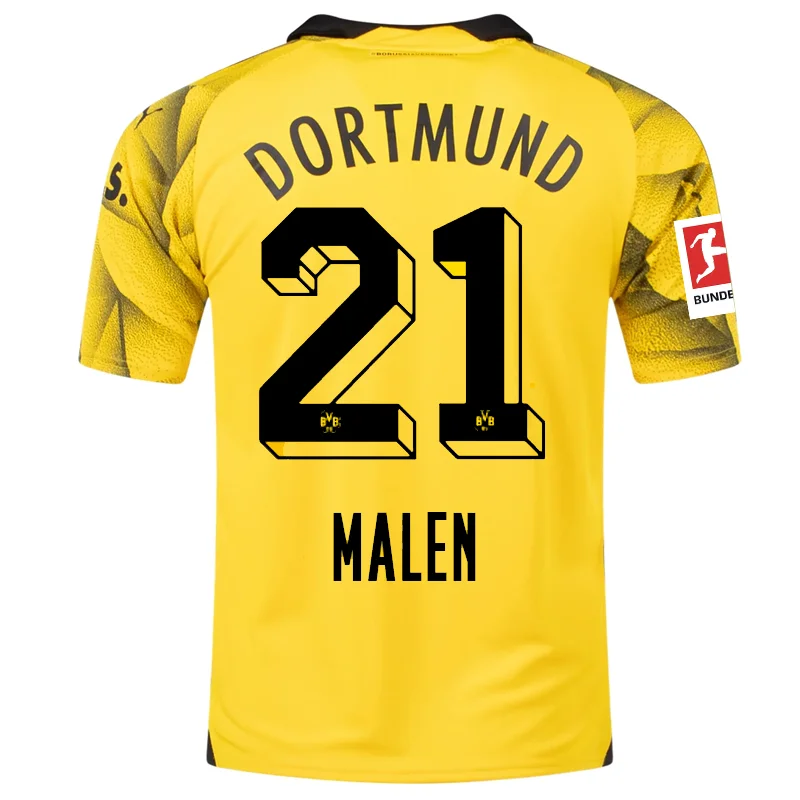 Men's NBA Authentic Team Jerseys in Official Team Colors for True Basketball FansPuma Mens Borussia Dortmund Donyell Malen Third Jersey w/ Bundesliga Patch 23/24 (Cyber Yellow/Puma Black) Men's NBA Authentic Team Jerseys in Official Team Colors for True Basketball FansPuma Mens Borussia Dortmund Donyell Malen Third Jersey w/ Bundesliga Patch 23/24 (Cyber Yellow/Puma Black)
